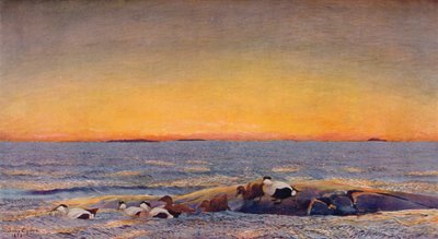 Soloppgang, 1896 av Bruno Andreas Liljefors