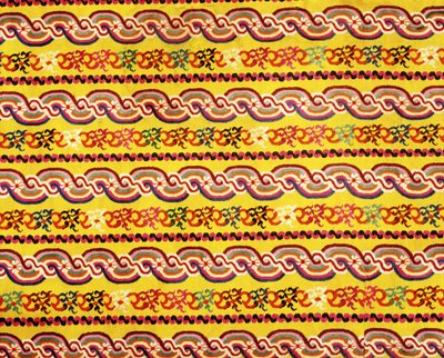 Stoffdesign (tekstil) av Burmese School