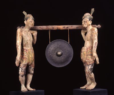 Gong, slutten av 1800-tallet (tre og metall) av Burmese School