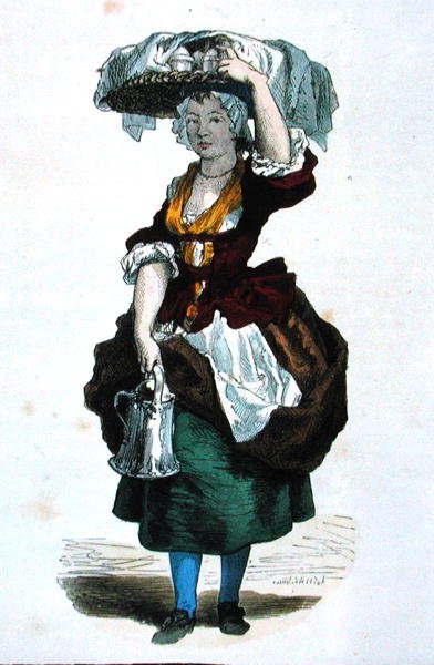 Kremselger i 1774 (fargegravering) av Burn (fl.1840 60) Smeeton