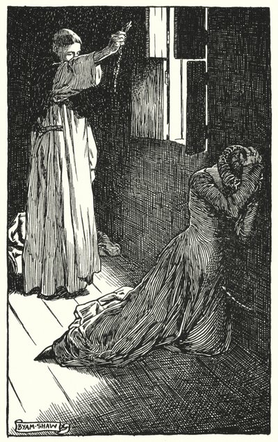Illustrasjon for The Cloister and The Hearth av Charles Reade (litho) av Byam (after) Shaw