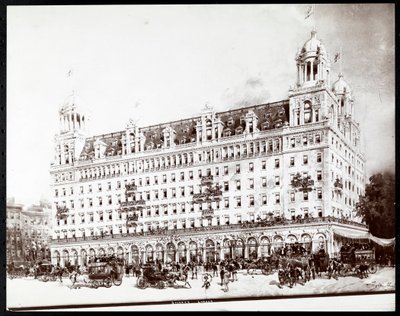 Fotografi av en tegning av Sherry's Hotel, London, av Hughson Frederick Hawley (1850-1936), 1905 (sølvgelatintrykk) av Byron Company