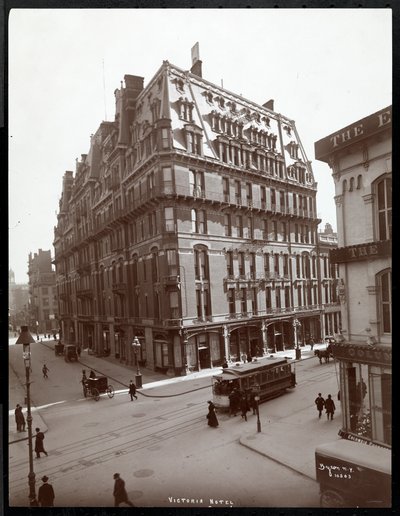 Hotel Victoria, det sørøstlige hjørnet av Broadway og 27th Street, New York, 1900 eller 1901 (sølv gelatintrykk) av Byron Company