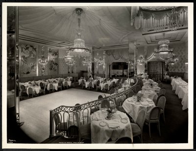 Iridium-rommet på Hotel St. Regis, 1937 (sølv gelatintrykk) av Byron Company