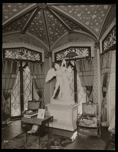 Salongen til Helen Gould-godset (avdøde Jay Gould-residens) i Tarrytown, New York, 1893-94 (sølvgelatintrykk) av Byron Company