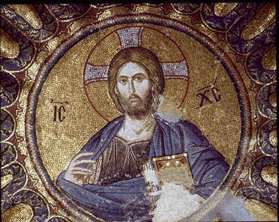 Kristus pantokrator (eller Kristus i herlighet) (mosaikk, 5.-14. århundre) av Byzantine