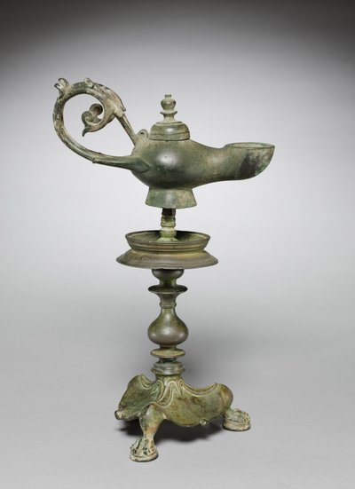 Lampe og stativ, 400s av Byzantine
