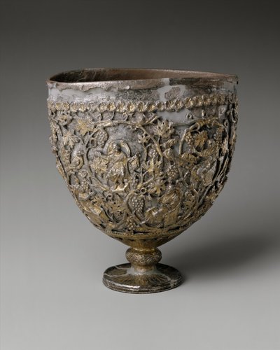 Antiokiakalken, 500-550 e.Kr. (forgylt sølv) av Byzantine Byzantine