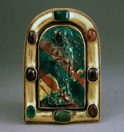 Cameo med velsignelse Kristus, bysantinsk, 1000-tallet av Byzantine Byzantine