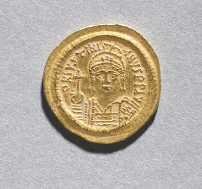 Solidus av Justinian I av Byzantine School