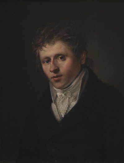 Portrett av maleren Johan Christian Dahl av C.A. Jensen