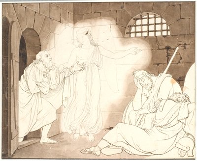 Peters utfrielse fra fengselet av C.G. Kratzenstein Stub