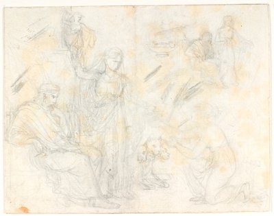 Psyche mottar krukken fra Proserpina av C.G. Kratzenstein Stub