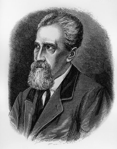 Portrett av Giuseppe Sirtori (1813-1874), italiensk soldat, general, patriot og politiker, gravering av J.B. and Brown J. Rowbotham