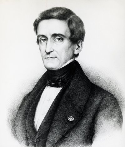 Portrett av Pellegrino Rossi (1787-1848), italiensk jurist, litografi av J.B. and Brown J. Rowbotham