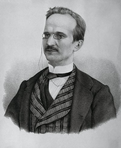 Portrett av Urbano Rattazzi (1808-1873), italiensk politiker, litografi av J.B. and Brown J. Rowbotham