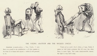 Den unge amatøren og den onde onkelen (litho) av C.J. Taylor