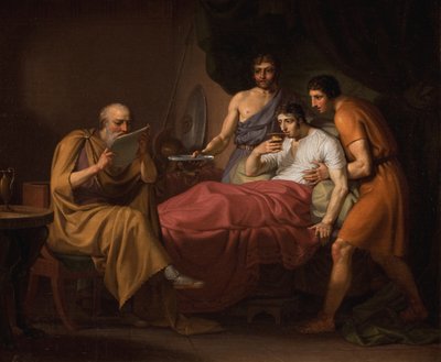Alexander den store på sykesengen av Christoffer Wilhelm Eckersberg