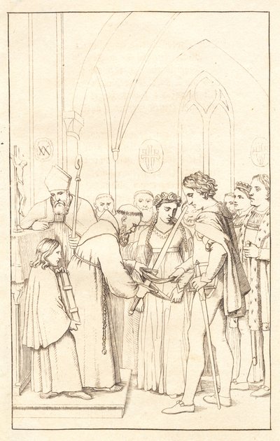 Axel og Valborg. 3. akt av Christoffer Wilhelm Eckersberg