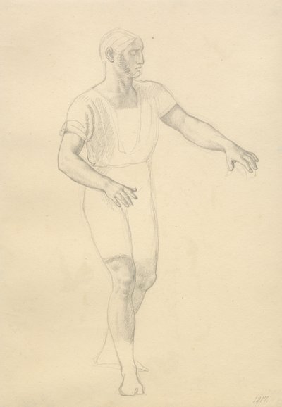 Balders død - studie for Hødur. av Christoffer Wilhelm Eckersberg