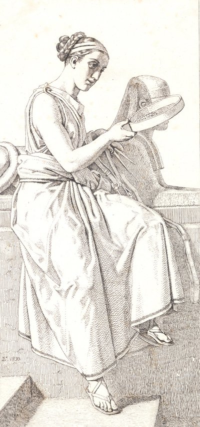 Årsaken. Allegorisk figur av Christoffer Wilhelm Eckersberg