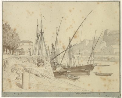 Porta de Ripa Grande, Rom av Christoffer Wilhelm Eckersberg