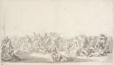 Sabinerindernes Rov av Christoffer Wilhelm Eckersberg