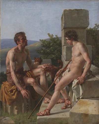 To gjetere av Christoffer Wilhelm Eckersberg