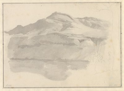 Utsikt over Albanosjøen av Christoffer Wilhelm Eckersberg