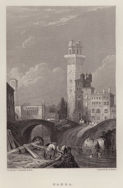 Padua (farge litho) av C. (after) Stanfield
