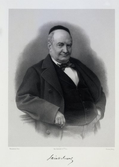 Charles Augustin Sainte-Beuve 1804-1869. av C. Bornemann