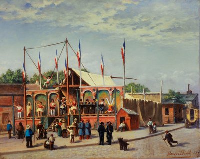 Markisen til bryteren Dubois, boulevard de la Villette av C. Bussilliet