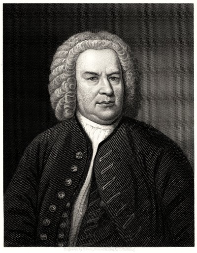 Johann Sebastian Bach, 1800-tallet av C. Cook