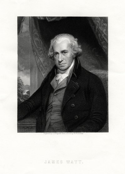 James Watt, skotsk oppfinner og ingeniør, 1800-tallet. av C. E. Wagstaff