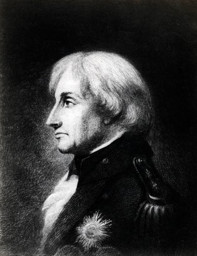 Lord Nelson ved Merton House tidlig i september 1805, 1800-tallet av C John M Whichelo