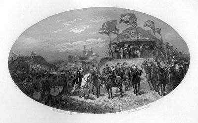 Fangsten av s-Hertogenbosch av Frederik Hendrik av Orange, Nederland, 1629, c1870. av Domenico del Barbiere