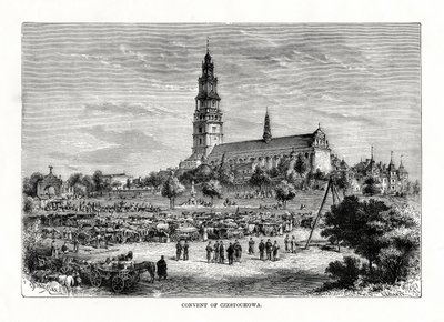 Kloster i Czestochowa, Polen, 1879 av C. Laplante