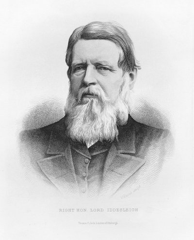 Portrett av Right Hon Lord Iddesleigh av C. Laurie