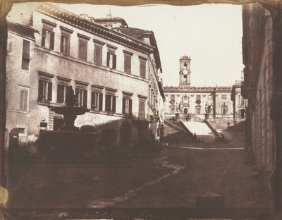 Utsikt over Capitol-trappen, Roma av Calvert Richard Jones