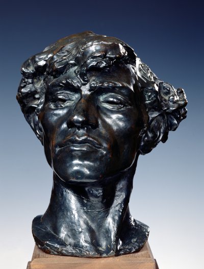 Giganti eller, Head of a Bandit, 1885 (bronse) av Camille Claudel