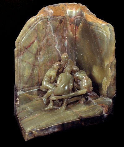 "loveseats" 1897 (bronse og onyx) av Camille Claudel