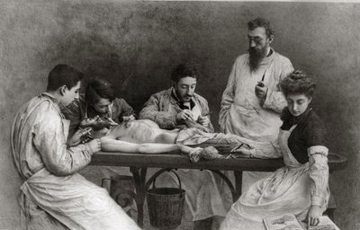 En slutt på den praktiske skolen, 1902 av Camille Felix Bellanger