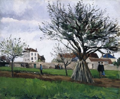 Epletrær i Pontoise av Camille Jacob Pissarro