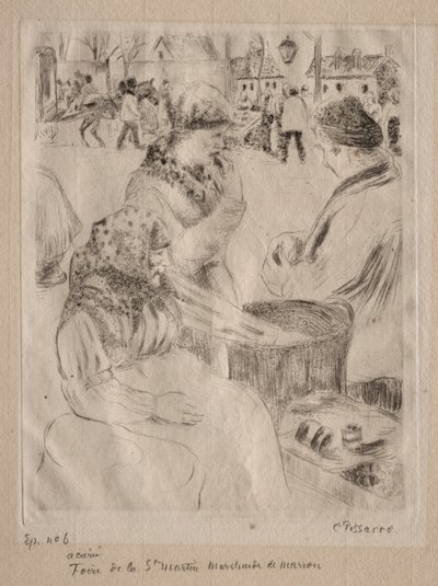 Kastanjeleverandør, 1878. av Camille Jacob Pissarro