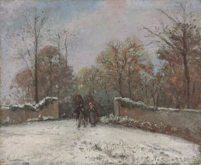 Inn i skogen til Marly, av Camille Jacob Pissarro