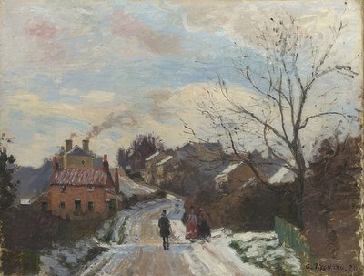 Fox Hill, Upper Norwood. 1870 av Camille Jacob Pissarro