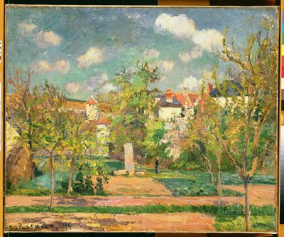 Garden, ca. 1876 av Camille Jacob Pissarro