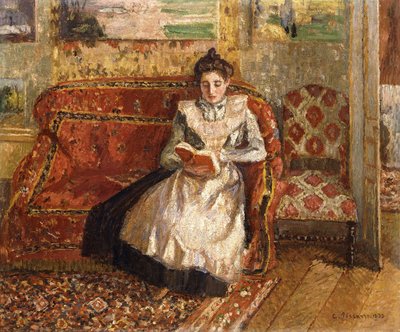 Jeanne Reading, 1899 av Camille Jacob Pissarro