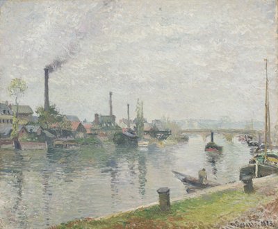 LIIle Lacroix i Rouen, 1883 av Camille Jacob Pissarro