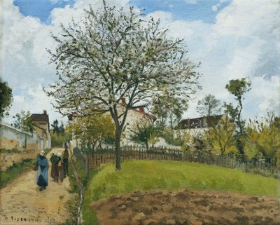 Landskap i Louveciennes; Landskap ved Louveciennes, 1870 av Camille Jacob Pissarro